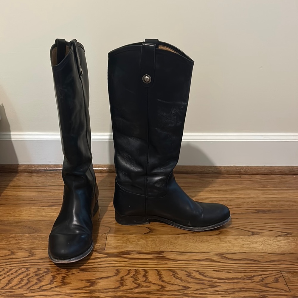 Frye Black Heeled Boots for Women